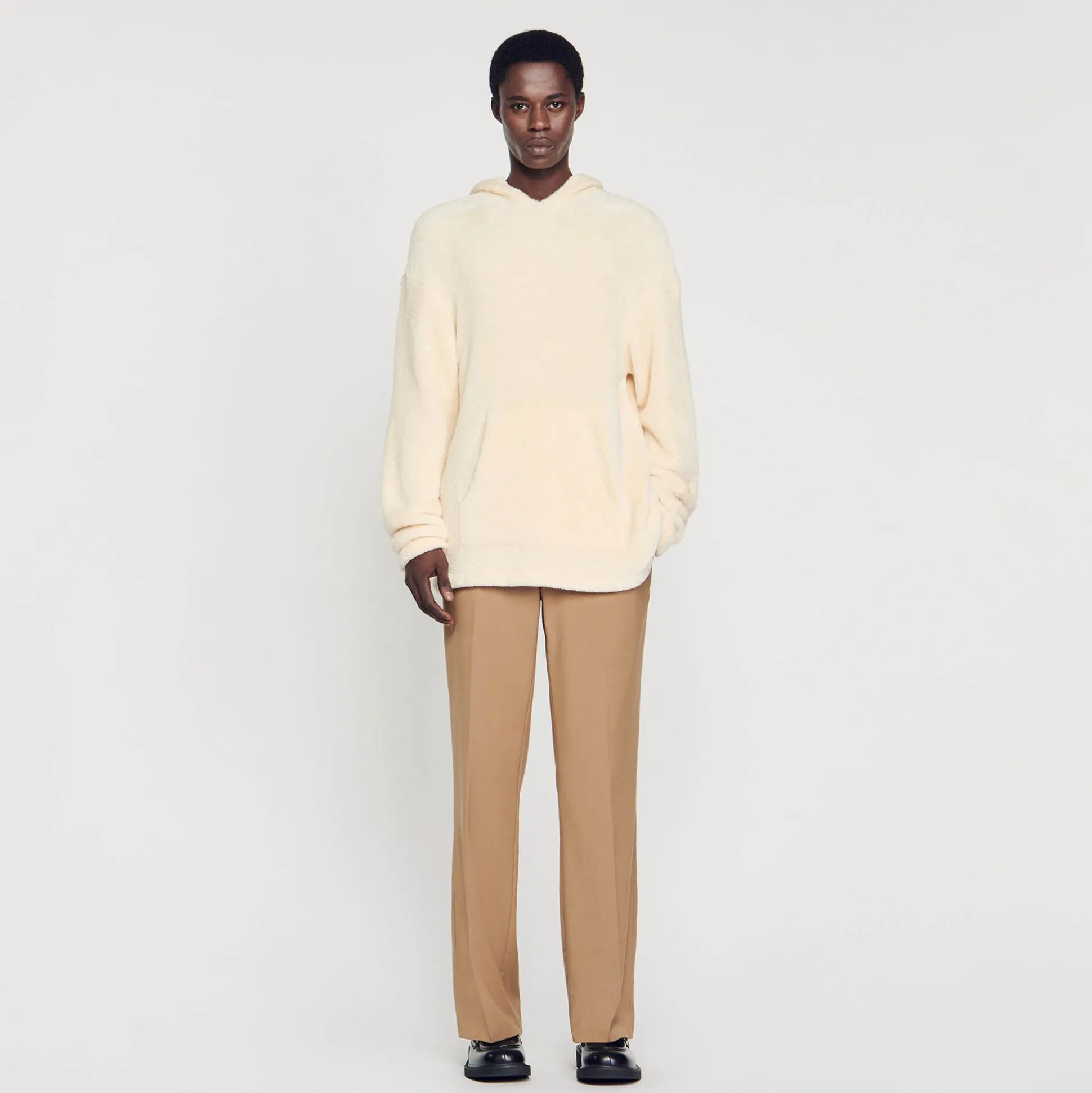 moletom_com_capuz_de_la_0.webp Sandro Paris Moletom Com Capuz De La-Homem Moletons E Jogging