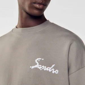 Sandro Paris Moletom Grande-Homem Moletons E Jogging