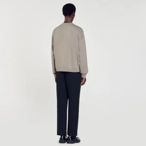 Sandro Paris Moletom Grande-Homem Moletons E Jogging