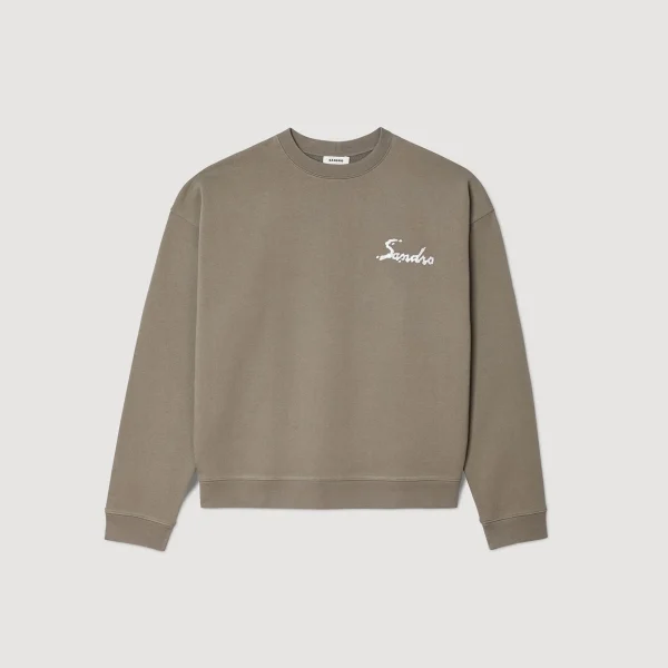 Sandro Paris Moletom Grande-Homem Moletons E Jogging