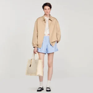 Sandro Paris Parka Curta-Mulheres Casacos