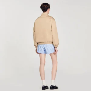 Sandro Paris Parka Curta-Mulheres Casacos