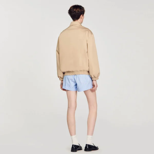 Sandro Paris Parka Curta-Mulheres Casacos