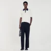 Sandro Paris Polo Bicolor-Homem Camisetas E Pólos