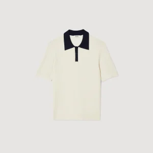 Sandro Paris Polo Bicolor-Homem Camisetas E Pólos