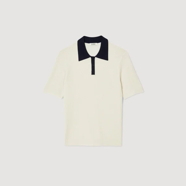 Sandro Paris Polo Bicolor-Homem Camisetas E Pólos