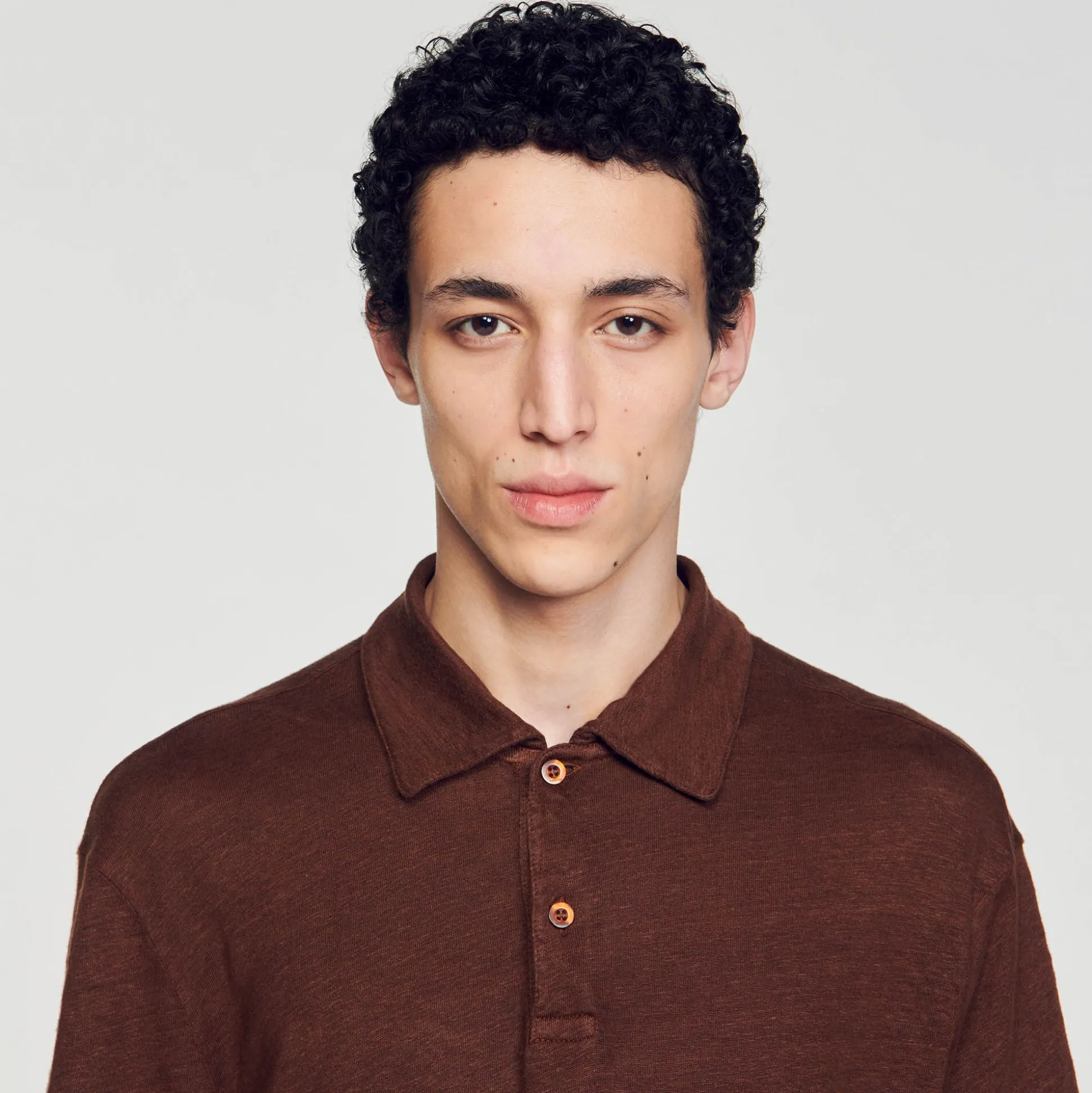 polo_de_linho_2-1.webp Sandro Paris Polo De Linho-Homem Camisetas E Pólos