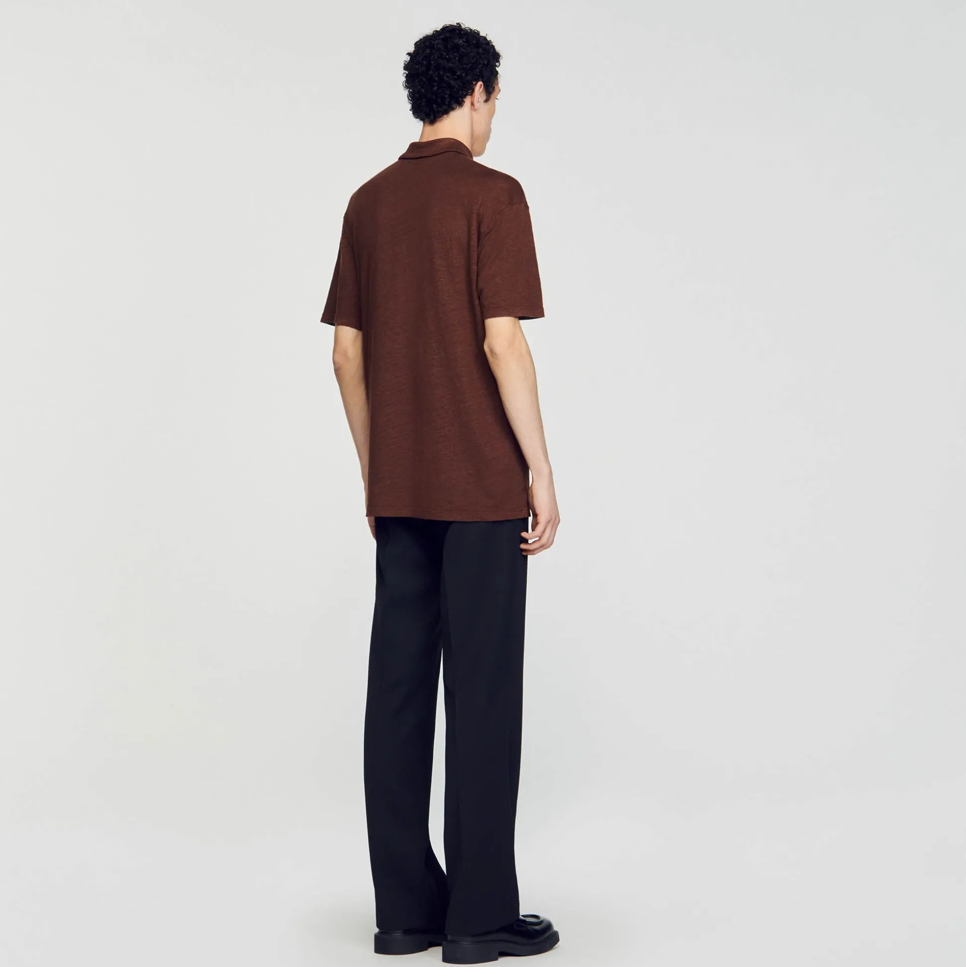 polo_de_linho_4-1.webp Sandro Paris Polo De Linho-Homem Camisetas E Pólos