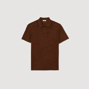 Sandro Paris Polo De Linho-Homem Camisetas E Pólos