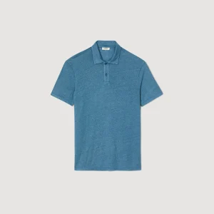 Sandro Paris Polo De Linho-Homem Camisetas E Pólos