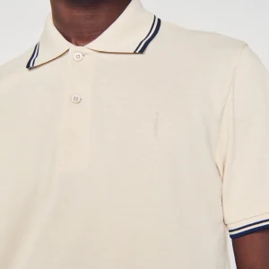 Sandro Paris Polo Pique De Algodao-Homem Camisetas E Pólos
