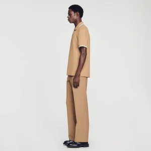 Sandro Paris Polo Pique De Algodao-Homem Camisetas E Pólos