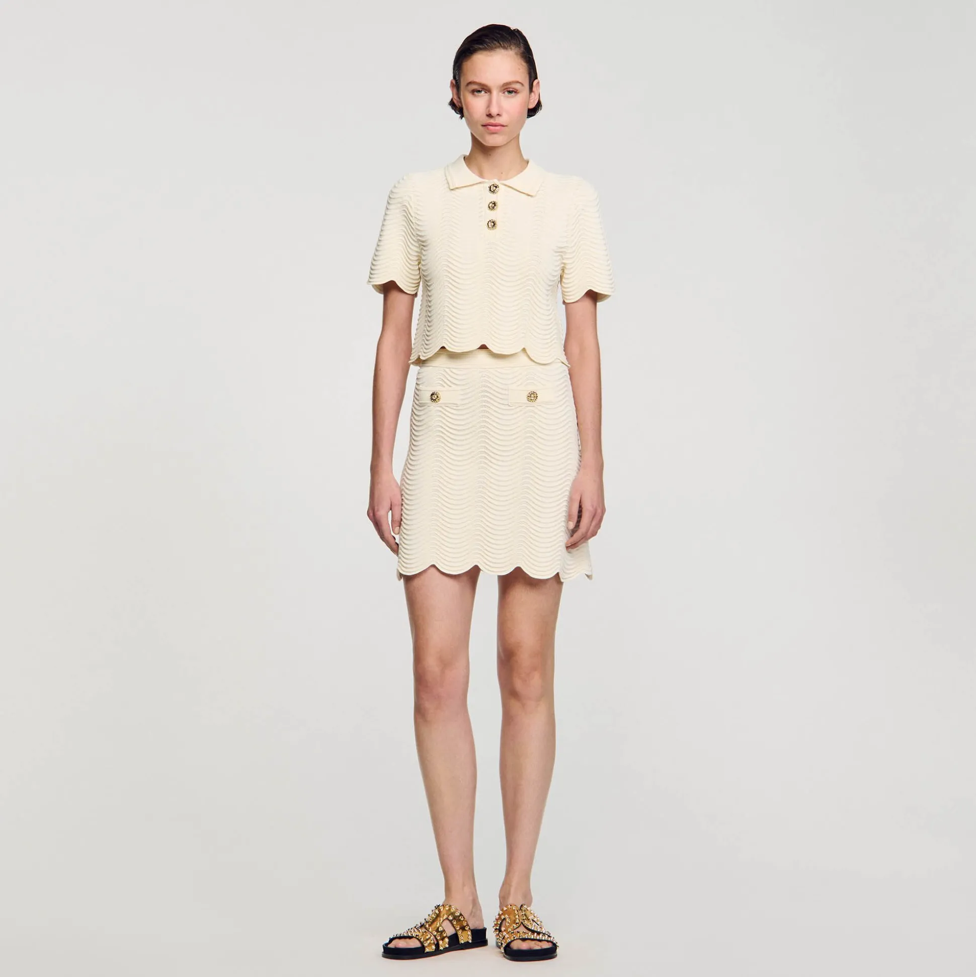 saia_curta_de_malha_1.webp Sandro Paris Saia Curta De Malha-Mulheres Saias E Shorts