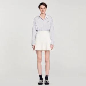 Sandro Paris Saia Plissada-Mulheres Saias E Shorts