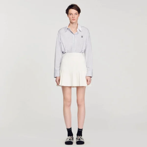 Sandro Paris Saia Plissada-Mulheres Saias E Shorts