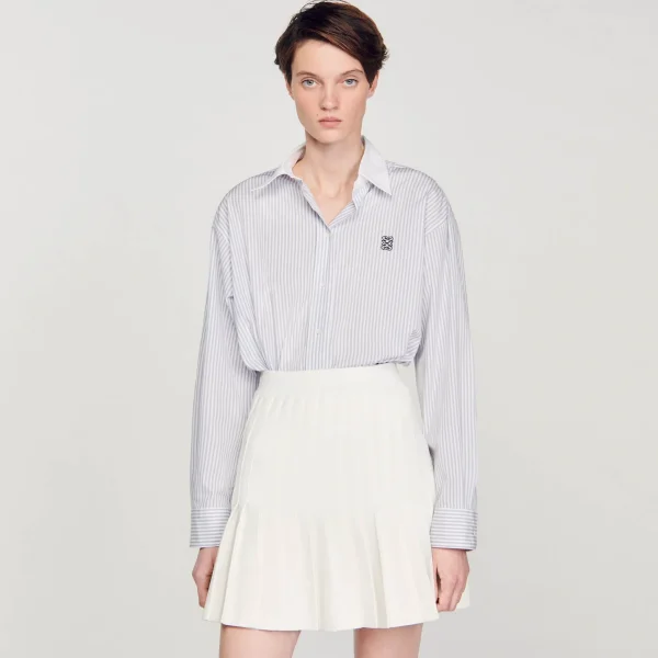 Sandro Paris Saia Plissada-Mulheres Saias E Shorts