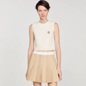 Sandro Paris Saia Plissada-Mulheres Saias E Shorts