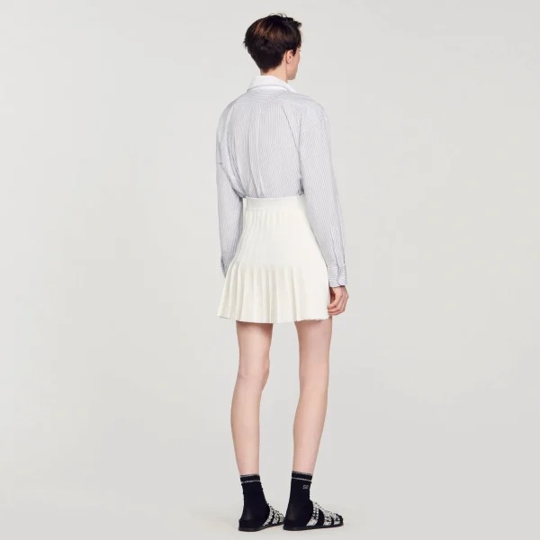 Sandro Paris Saia Plissada-Mulheres Saias E Shorts