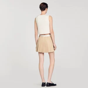 Sandro Paris Saia Plissada-Mulheres Saias E Shorts