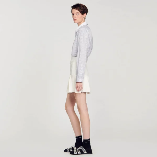 Sandro Paris Saia Plissada-Mulheres Saias E Shorts