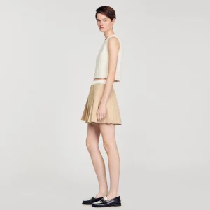 Sandro Paris Saia Plissada-Mulheres Saias E Shorts