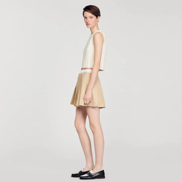 Sandro Paris Saia Plissada-Mulheres Saias E Shorts