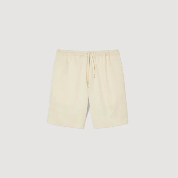 Sandro Paris Shorts De Algodao-Homem Calças E Bermudas