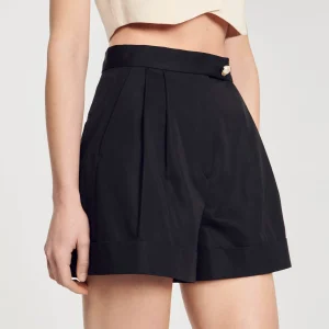 Sandro Paris Shorts De Gabardina-Mulheres Saias E Shorts