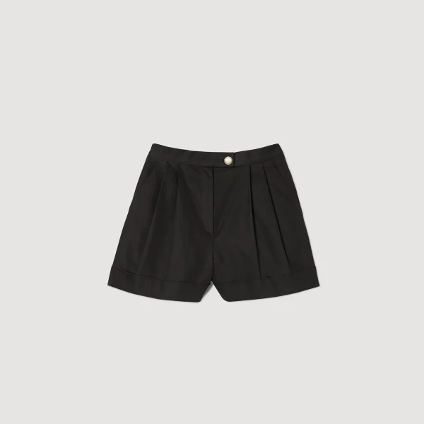 Sandro Paris Shorts De Gabardina-Mulheres Saias E Shorts
