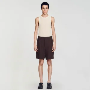 Sandro Paris Shorts Largos-Homem Calças E Bermudas