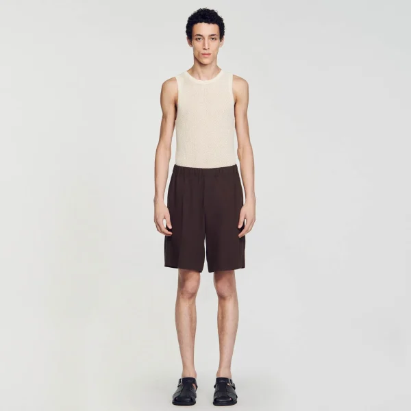 Sandro Paris Shorts Largos-Homem Calças E Bermudas