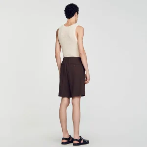Sandro Paris Shorts Largos-Homem Calças E Bermudas