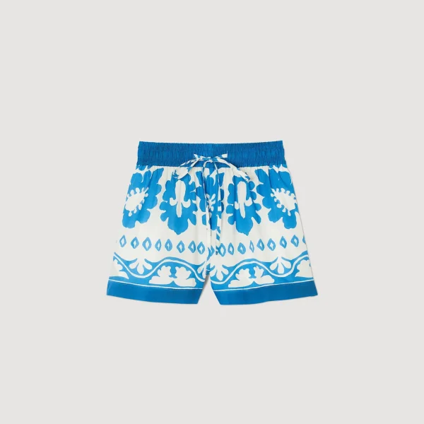 Sandro Paris Shorts Largos E Estampados-Mulheres Saias E Shorts