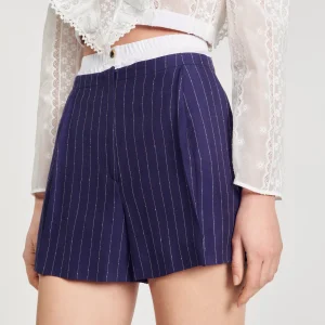 Sandro Paris Shorts Listrados-Mulheres Conjuntos