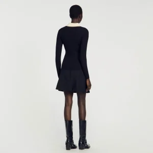 Sandro Paris Sueter Polo Tricotado-Mulheres Suéteres E Cardigans