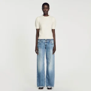 Sandro Paris Sueter Tricotado-Mulheres Suéteres E Cardigans