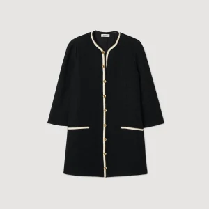Sandro Paris Vestido De Tweed-Mulheres Vestidos